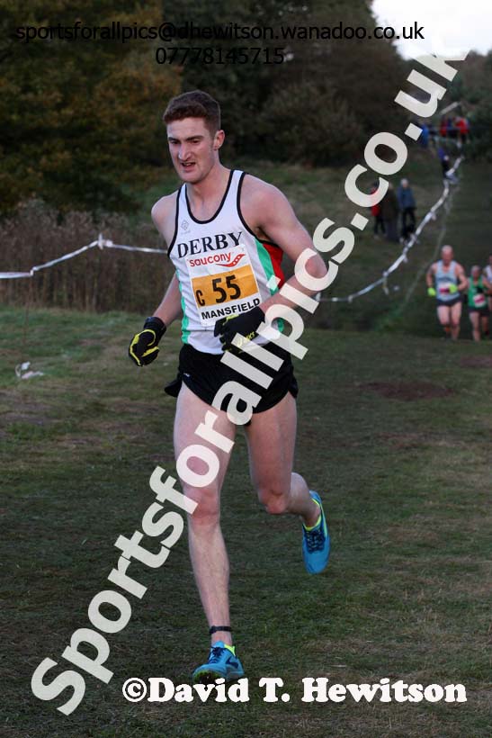 Senior men, 2016 National Cross Country Relays, Berry Hill Park, Mansfield. Photo: David T. Hewitson/Sports for All Pics
